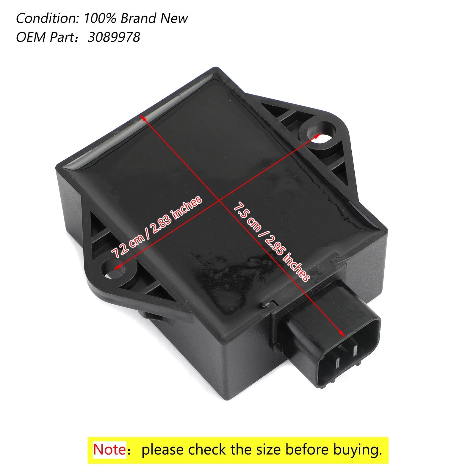 CDI Box 3089978 for Polaris Hawkeye 300 / Sportsman 300 (2007–2011)