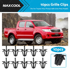 10pcs Grille Clips for Toyota Hilux Pickup (1984–2004) 9046712040