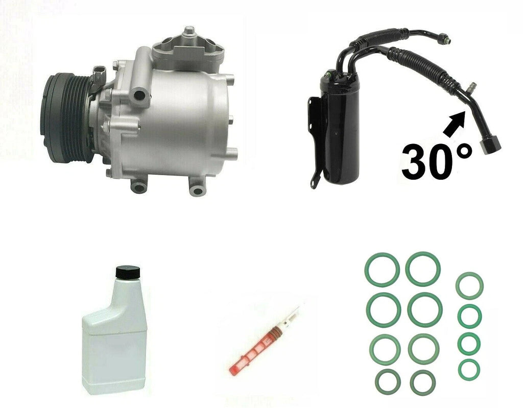 A C Compressor Kit Replacement for Ford E-150 4.6L 5.4L (2003–2005)
