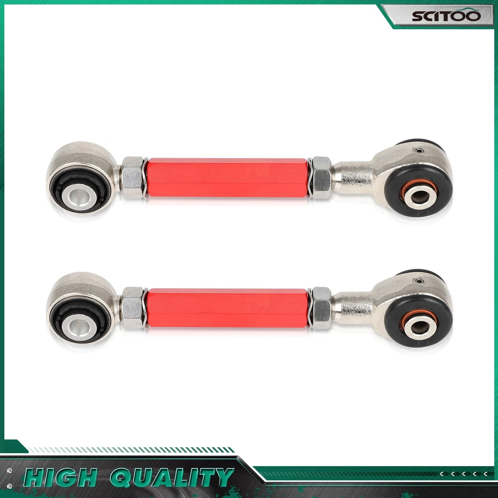 Adjustable Rear Toe Arm for Honda Accord (2008–2014) & Acura TL/TSX (2009–2014) - Red