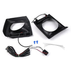Daytime Running Lights Bezel Glossy Black for Benz G-Class (1990-2018)