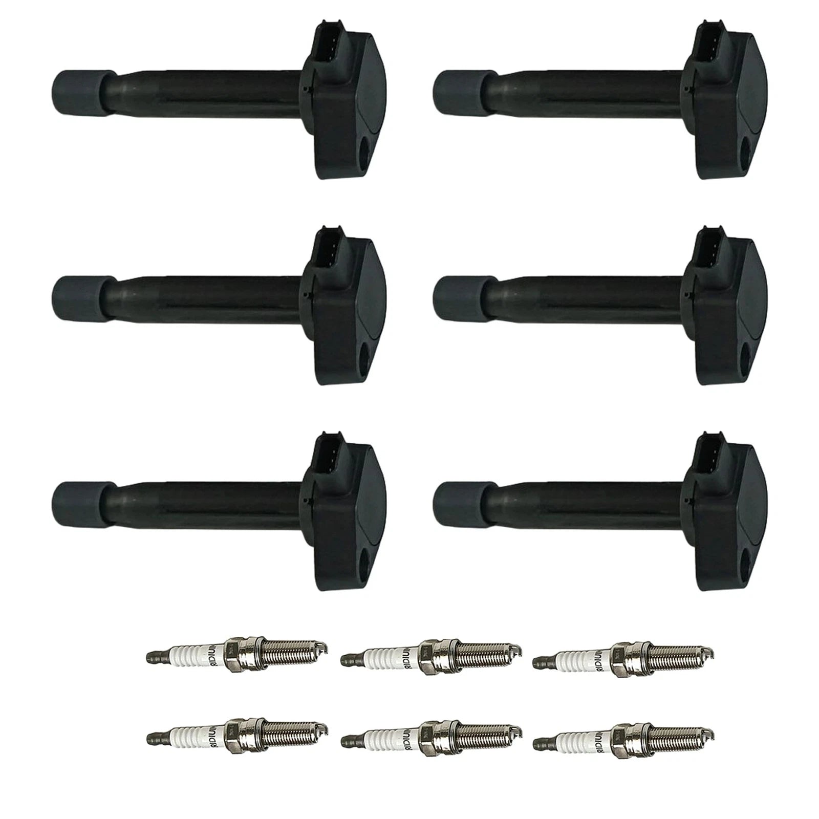 6X Ignition Coils & Iridium Spark Plugs for Honda Odyssey Accord (2000–2023)