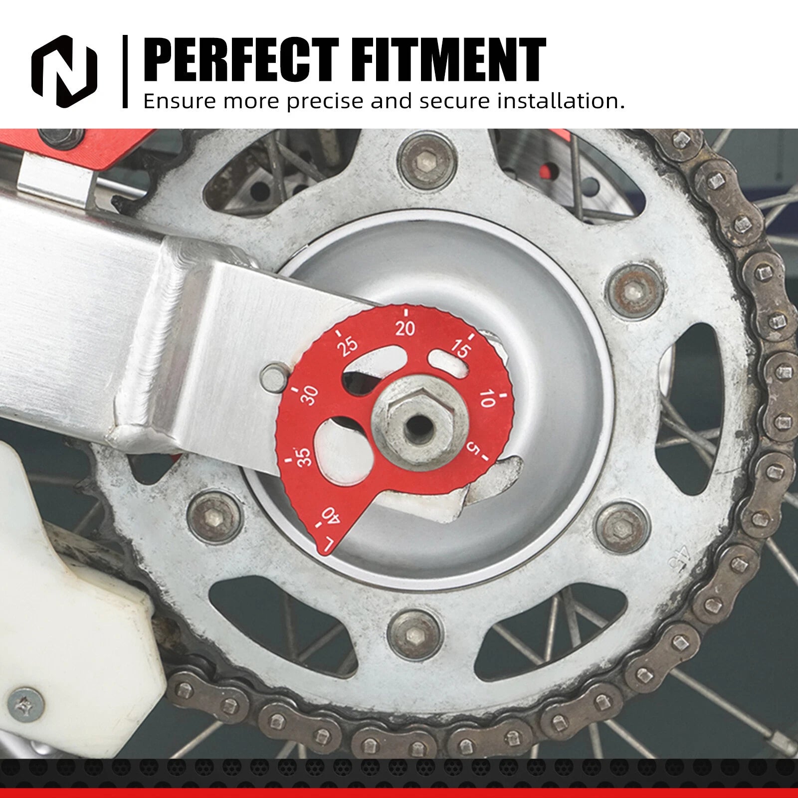 CNC Billet Rear Chain Adjuster Tensioner for Honda XR650L (1993–2025)