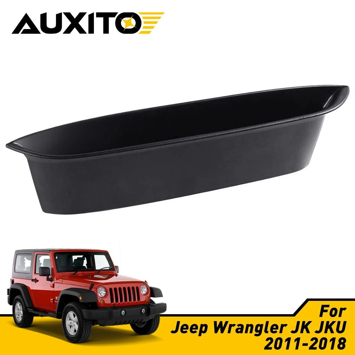 Co-Pilot Armrest Storage Box for Jeep Wrangler JK JKU (2011–2018)