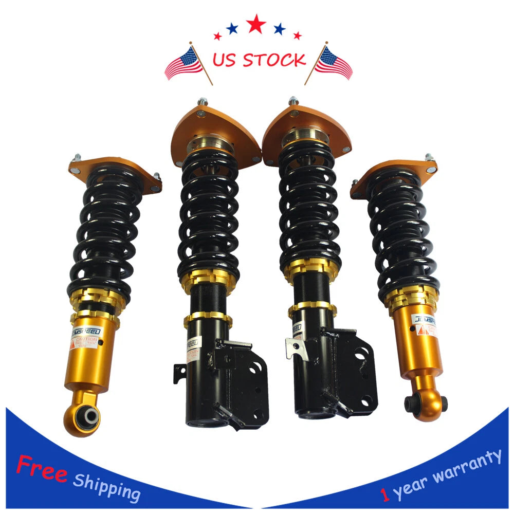Set of 4 Adjustable Height Coilovers for Subaru Impreza (2008–2013)