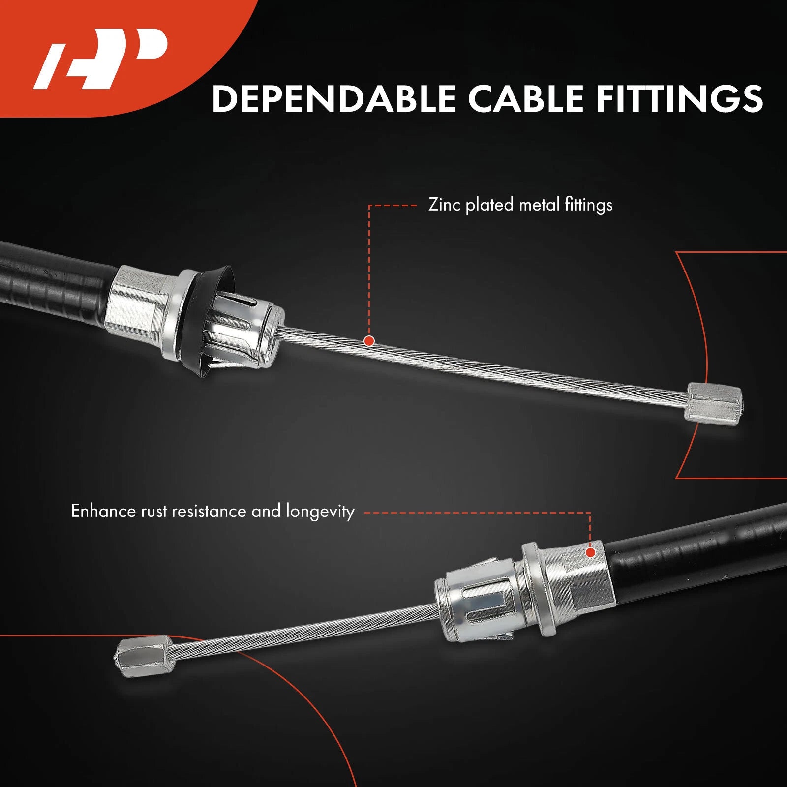 Parking Brake Cable Front for Chevrolet Venture Pontiac Montana (2002–2004)