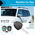 Complete Remote Control Key for Mitsubishi Triton Pajero Lancer
