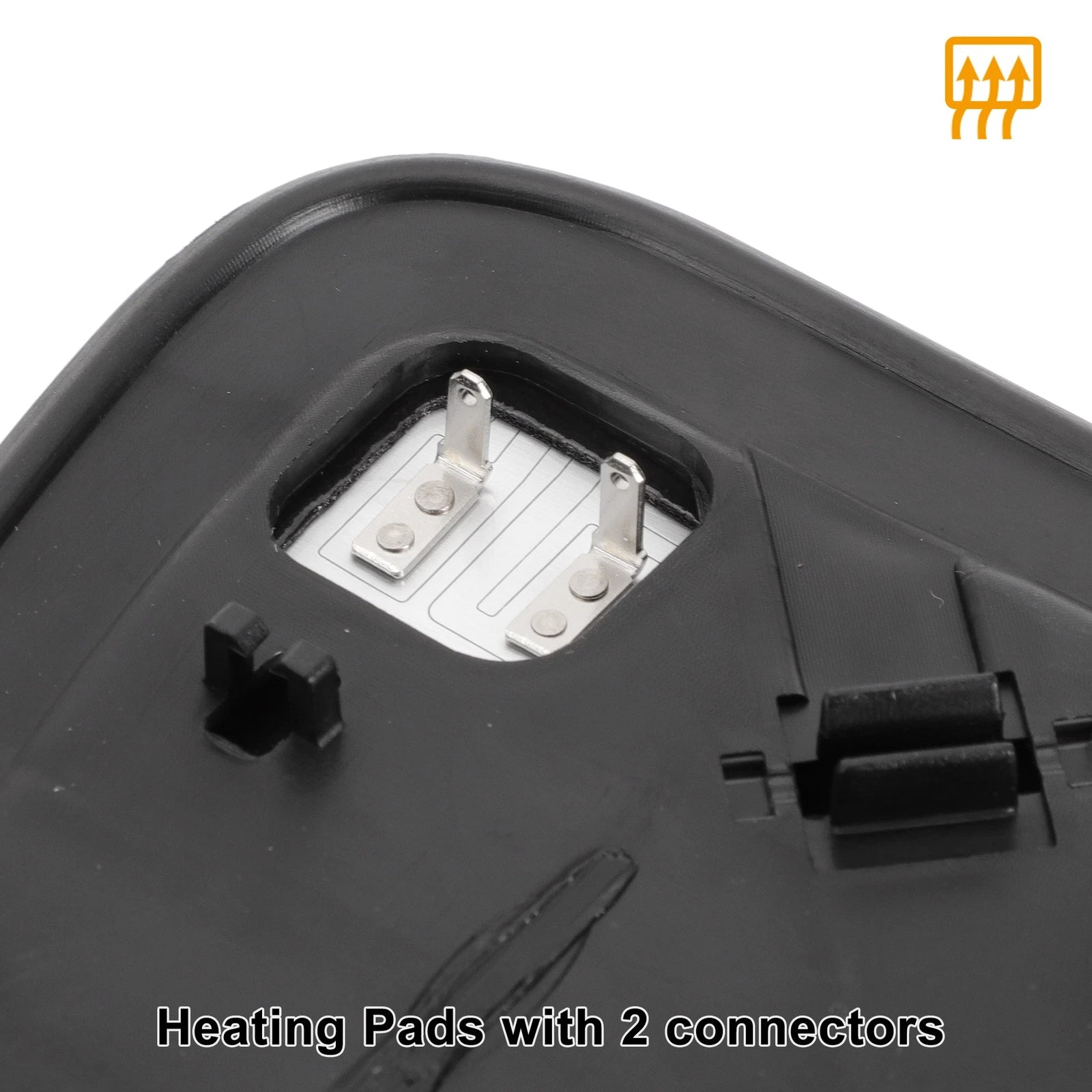 Left Side Heated White Mirror Glass for Suzuki Grand Vitara (2005–2009)