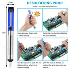 15-in-1 Soldering Iron Kit 60W Adjustable Temperature for Electronics