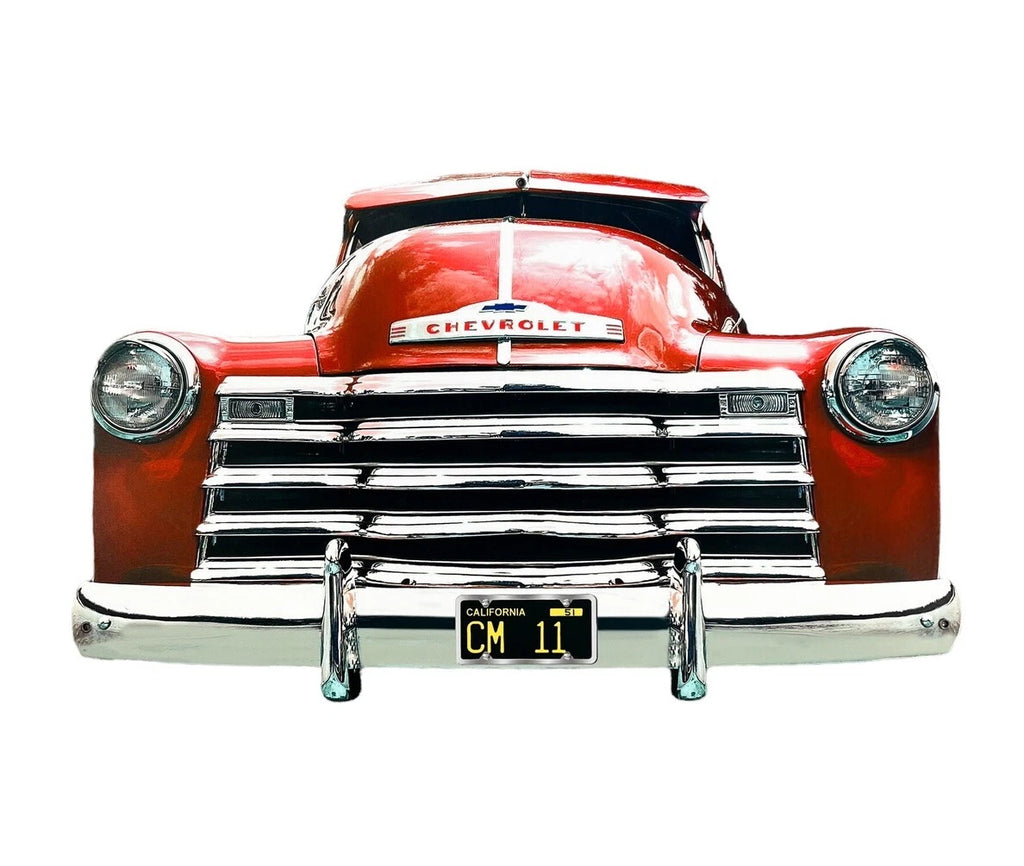 Front End Grille Metal Sign OEM Replacement for Chevy Truck (1947–1953)