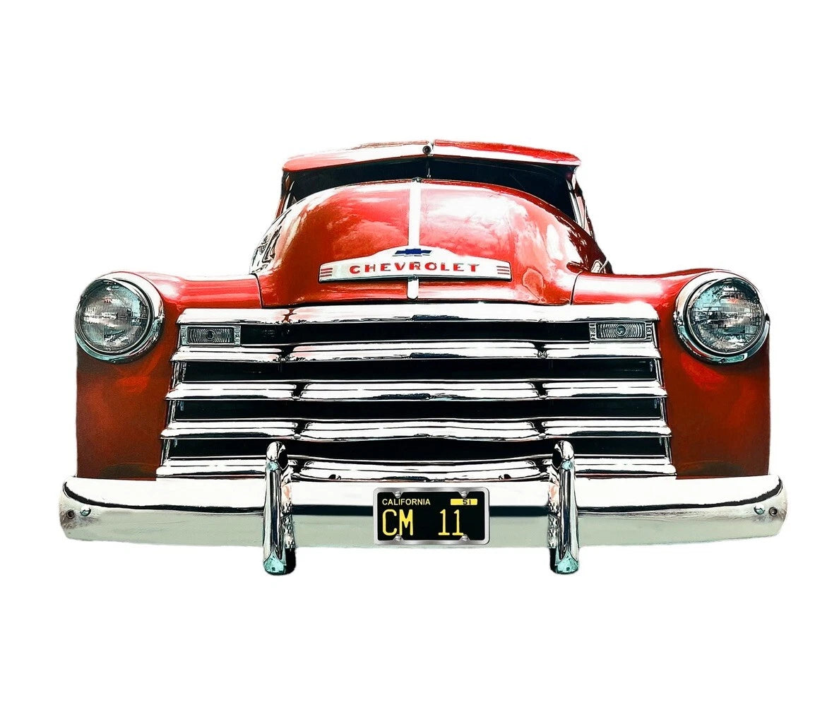 Front End Grille Metal Sign OEM Replacement for Chevy Truck (1947–1953)