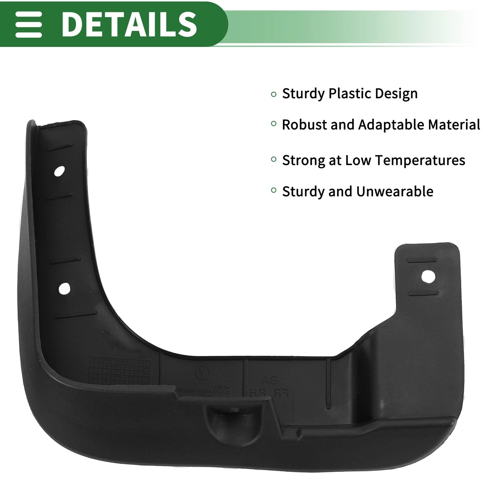 Mud Flaps Splash Guards for Hyundai i10 (2010–2015) W/ Mount Accessories