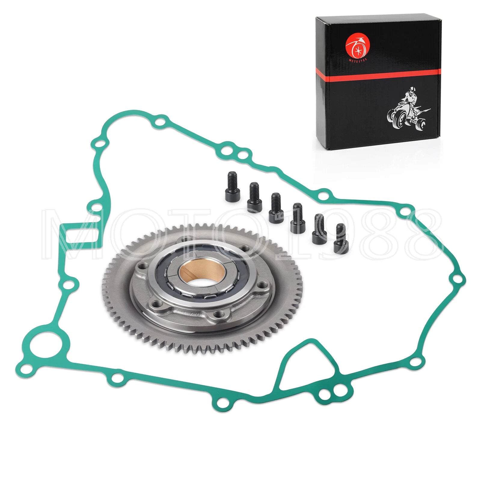 Starter Clutch Idler Gear Gasket Bolts for Kawasaki Brute Force Prairie (2003–2008)