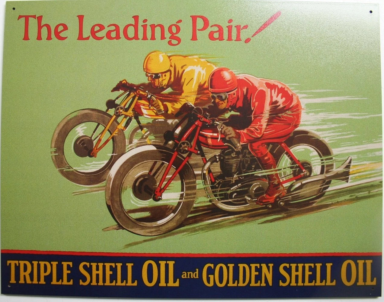 Vintage Tin Metal Sign for Motorcycle Racing Bike (2017)