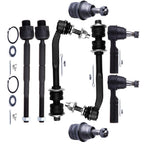 Set of 8 Front Ball Joints and Tie Rods for Dodge Durango Chrysler Aspen (2004–2009)