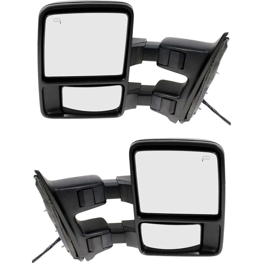 Tow Mirror Set for Ford F250 Super Duty (2010–2016) Power Heated