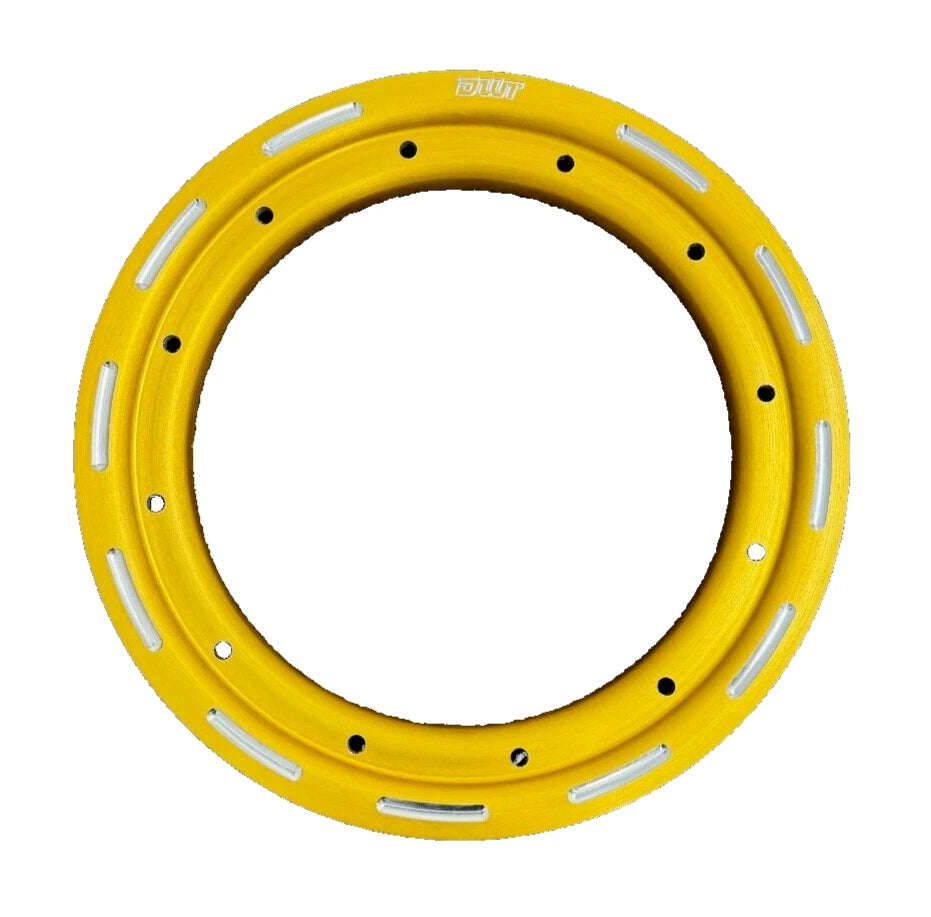 DWT 9" Gold Anodized G2 G3 Replacement Rear Beadlock Ring for Raptor 700 YFZ450 450R