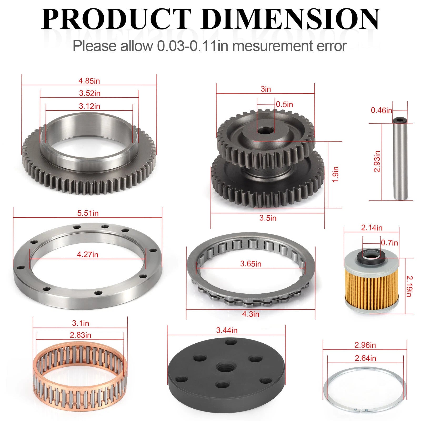 Starter Clutch Damper Puller for Yamaha VStar XVS 1100 (1999-2009)