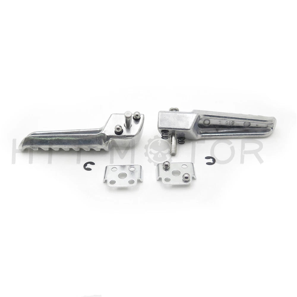Silver Rear Foot Pegs for Kawasaki ZX-6R ZX-10R ZX-9R Z1000 (2000–2023)
