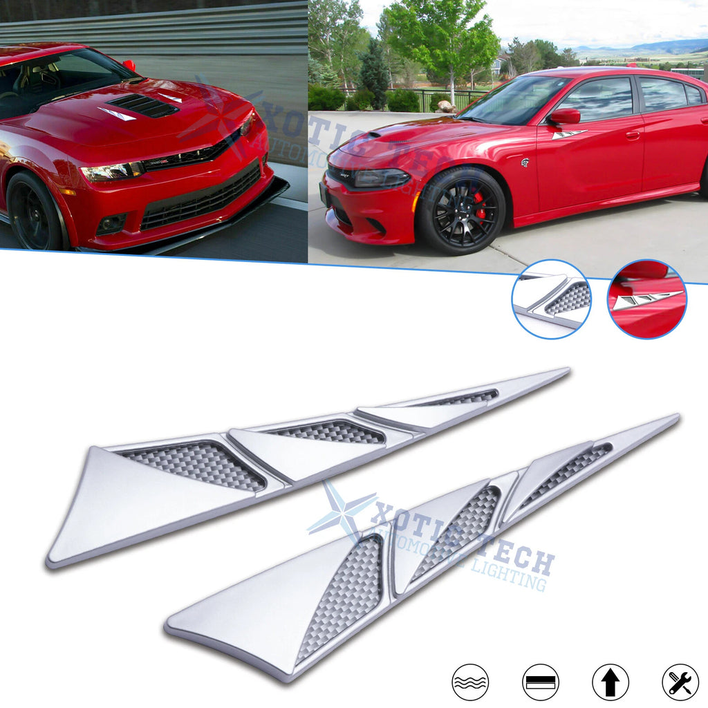 Sport Hood Vent Air Vent Sticker for Honda Civic (2000–2021)