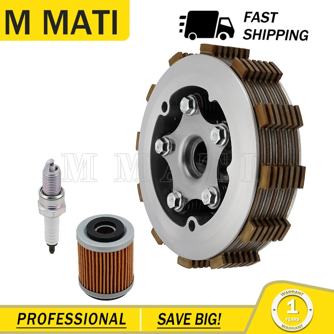 Clutch Assembly for Yamaha Warrior Raptor 350 (2000–2007)