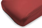 Console Lid Pull Over Cover Leather for Infiniti FX35 (2009–2012) Red Black Stitch