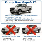 Mid Frame Rail Rust Repair Kit Pair for Ford F150 (2004–2008)