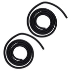 Set of 2 Front Door Window Belt Strips for Dodge Ram 1500-3500 (2002-2018)