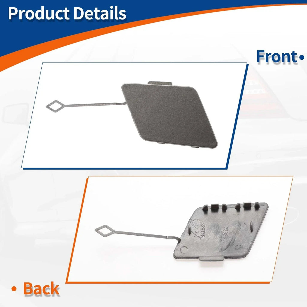 Front Right Bumper Tow Hook Cover Cap for BMW Bronze Metallic