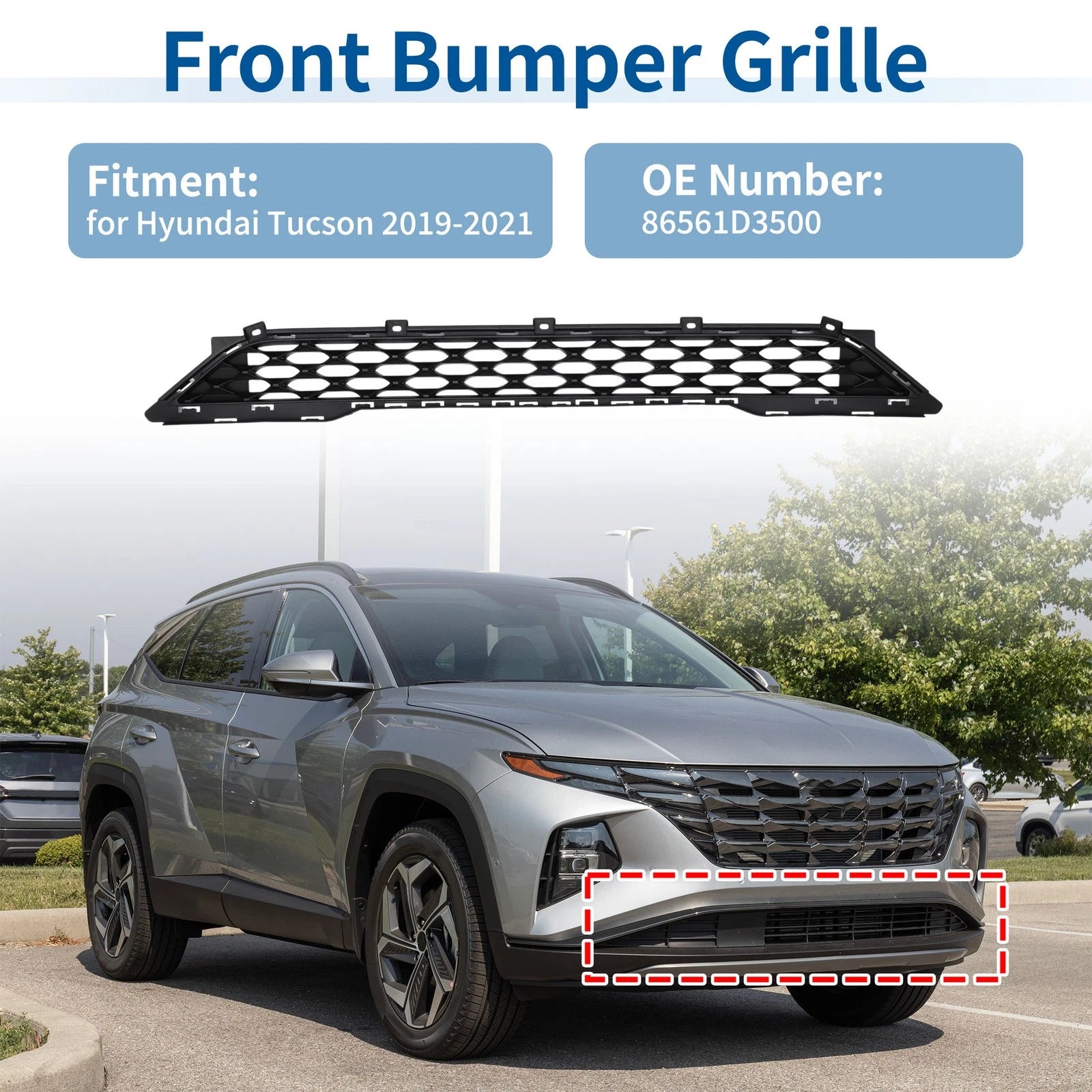 Lower Grille for Hyundai Tucson (2019–2021)