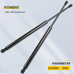2X Tailgate Lift Supports for Honda Civic (1992–1995)