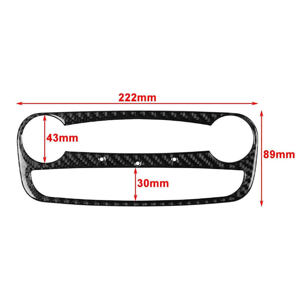 Roof Reading Light Frame Cover for Audi TT TTS TTRS (2008–2014) Piano Black