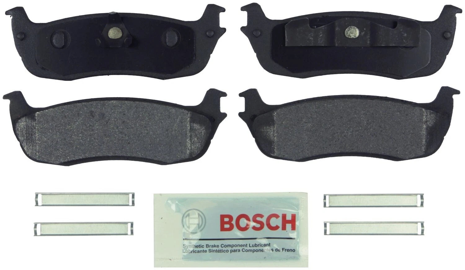 Set of 4 Rear Blue Brake Pads for Ford Expedition F-150 F-250 Lincoln Navigator