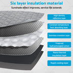 6 Layer Thick WindScreen Sun Shade for Toyota Prado (2009–2023) UV Protection