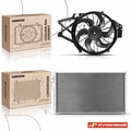 AC condenser and cooling fan assembly kit for Ford Mustang (1999–2004)