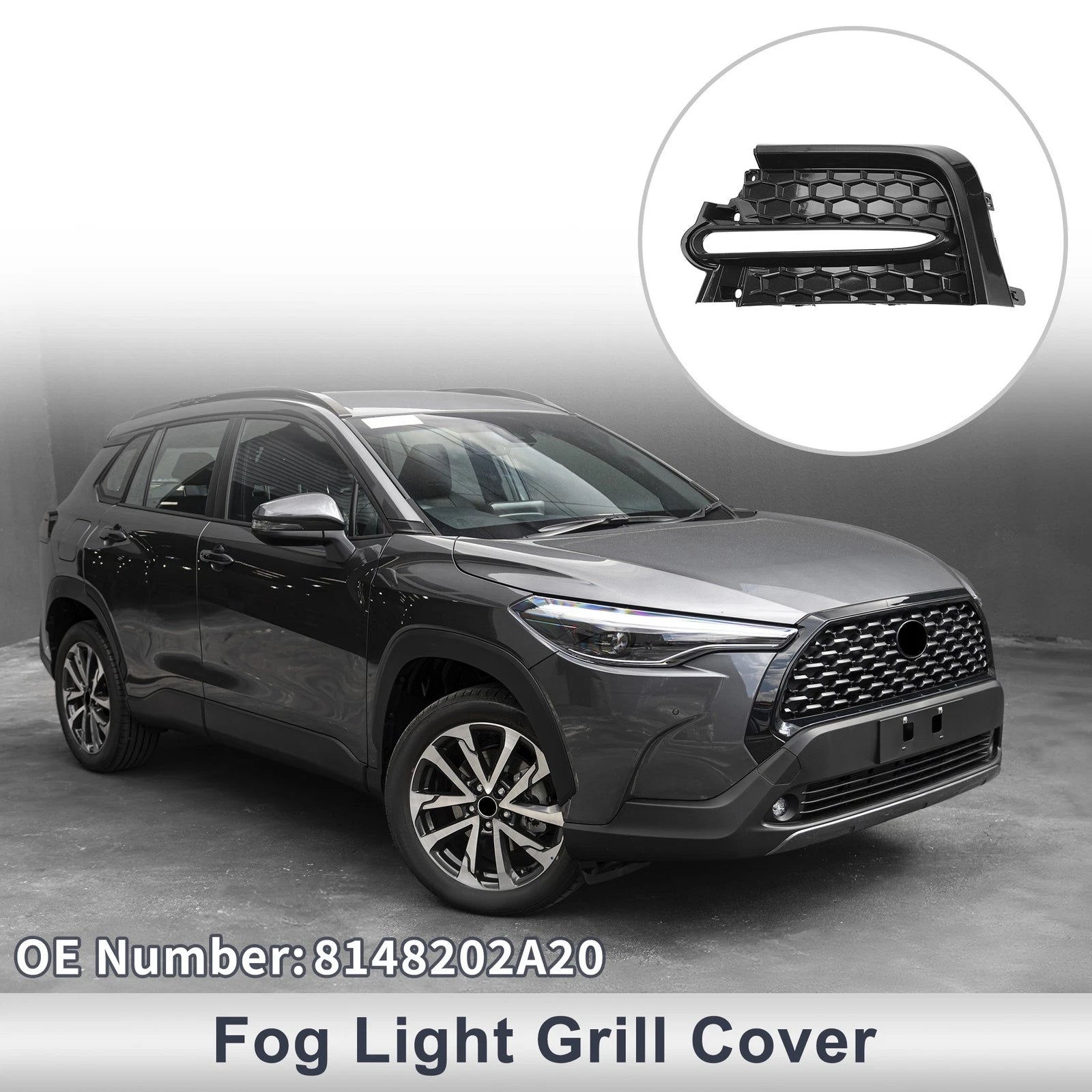 1 Pc Fog Light Grill for Toyota Corolla (2020–2022) No. 8148202A20