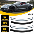 4X Smoked LED Side Marker Lights for Chevy Corvette C7 (2014–2019)
