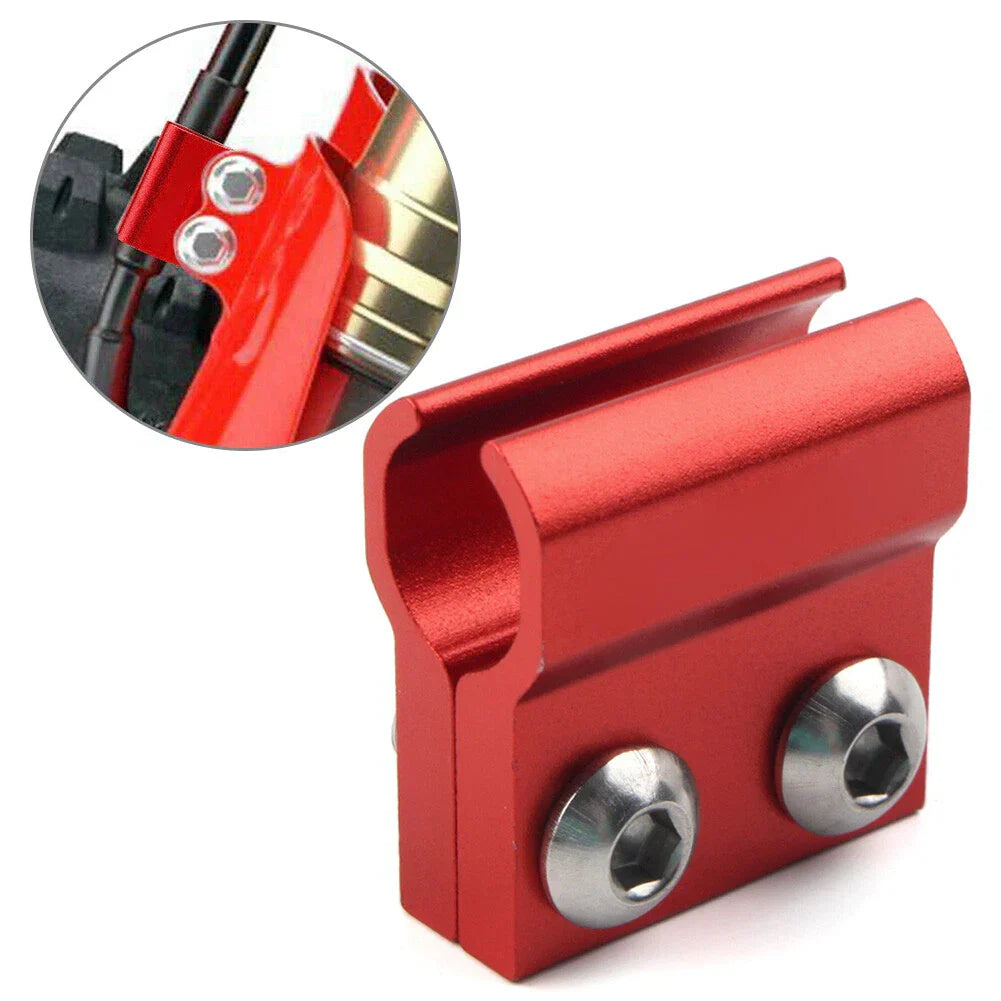 Red Front Brake Hose Clamp for HONDA CR80R CR85R CR125R CR250R (1996-2007)