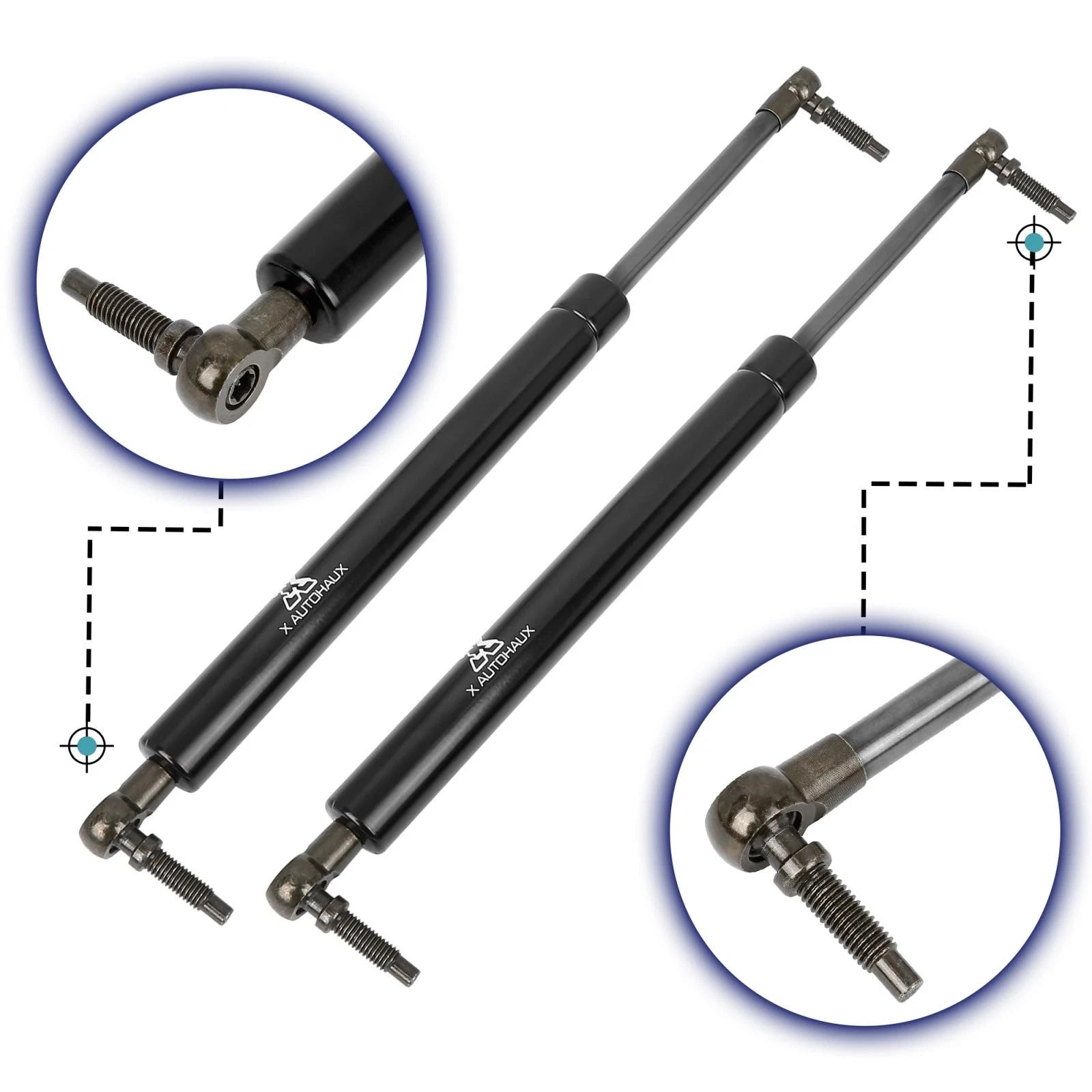 2X Rear Trunk Lift Support Struts SG414047B for Mitsubishi Eclipse Coupe (2000–2005)