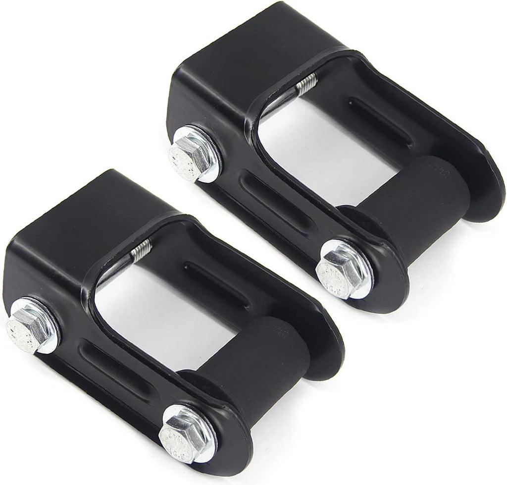 Set of 2 Rear Leaf Spring Shackles for Chevy Blazer S10 GMC Jimmy S15