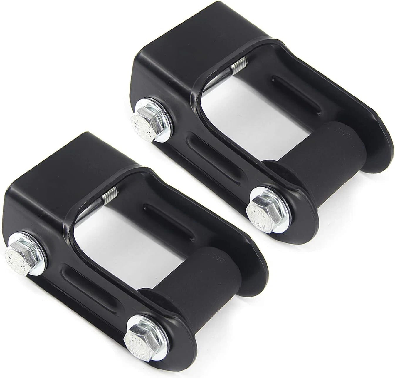 Set of 2 Rear Leaf Spring Shackles for Chevy Blazer S10 GMC Jimmy S15