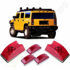 5pcs Red Cab Marker Lights for Hummer H2 SUT SUV (2003–2009)