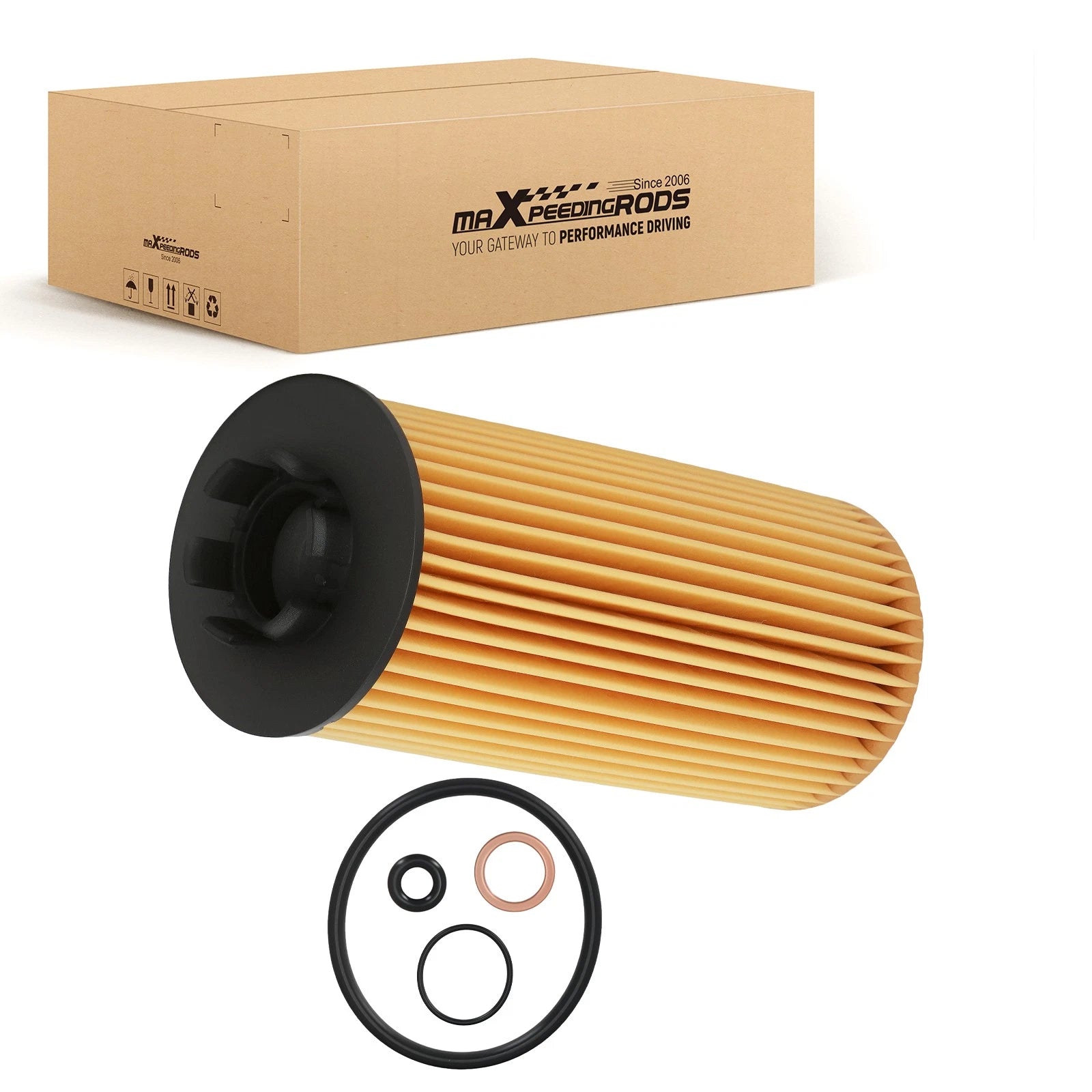 Engine Oil Filter for BMW 1 2 Series F40 F46 MINI F55 F56 (2018–2023) 11428593186 HU6012z