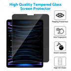 Privacy Tempered Glass Screen Protector for iPad Pro 12.9 (2018–2022)
