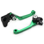 Green Pivot Brake Clutch Levers for YAMAHA WR 250F WR 450F (2003-2023)