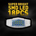 Set of 2 White LED License Plate Lights for Acura TL TSX MDX Honda Civic Accord