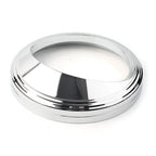 5" Chrome Bezel Trim Ring Visor Cover for Harley