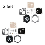 Set of 2 Carburetor Repair Parts for Husqvarna 3120XP 272 268 MS660 (Walbro K12-WG)