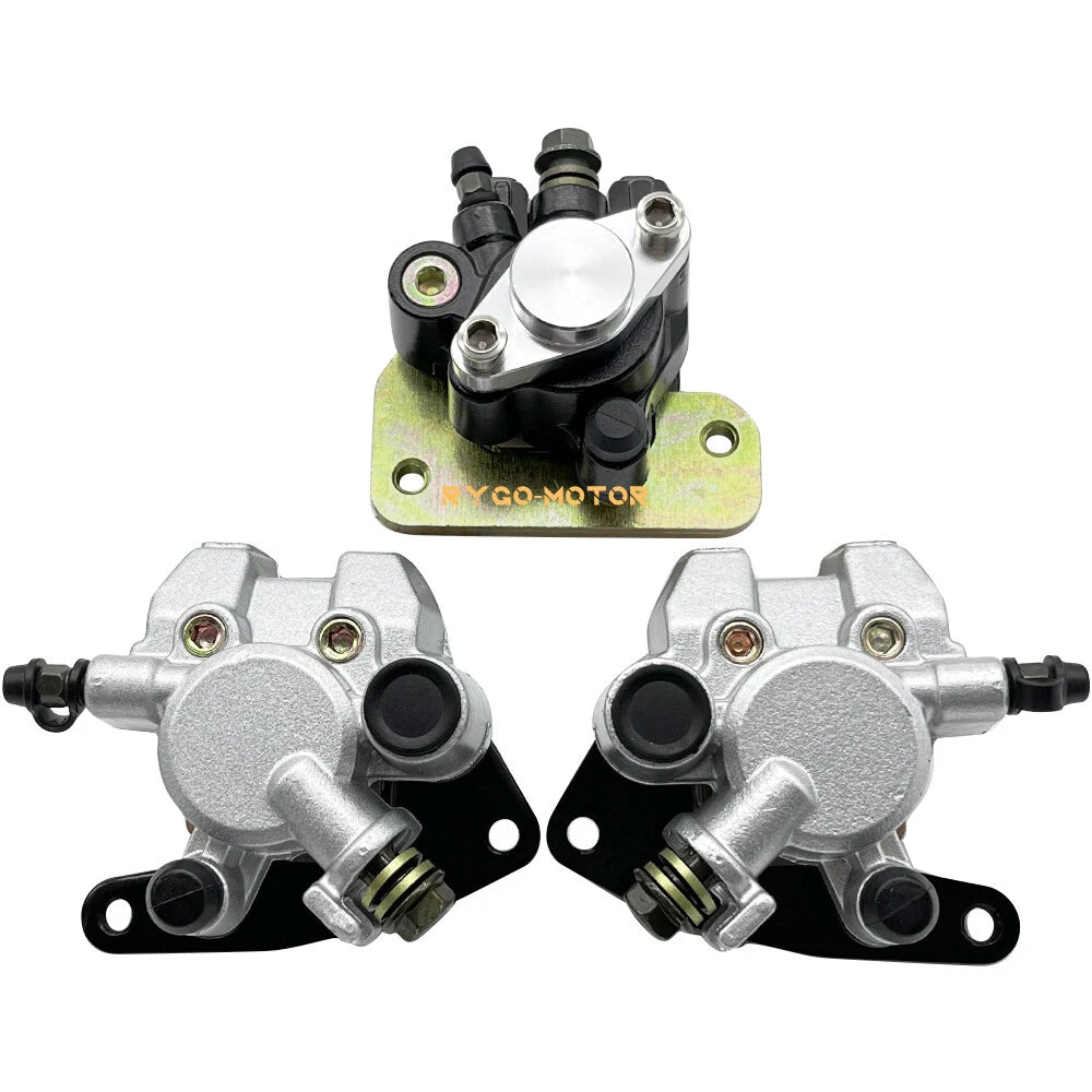 Front & Rear Brake Calipers w/ Pads for Honda TRX250X 1987–1992