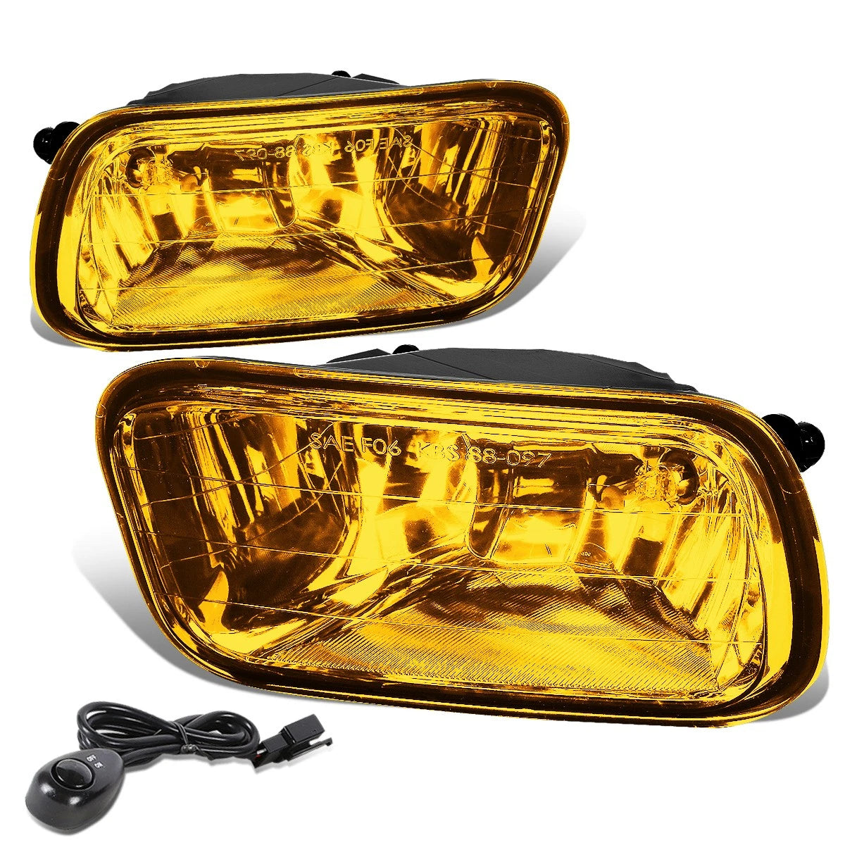Pair of Fog Lights with Switch for Dodge Ram 1500/2500/3500 (2009–2012)